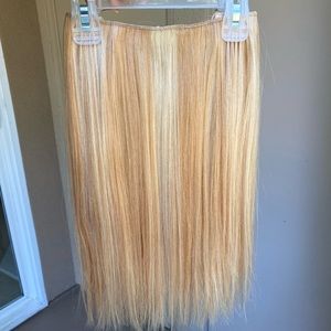 16" Halo extension strawberry blonde 100% REMYHAIR